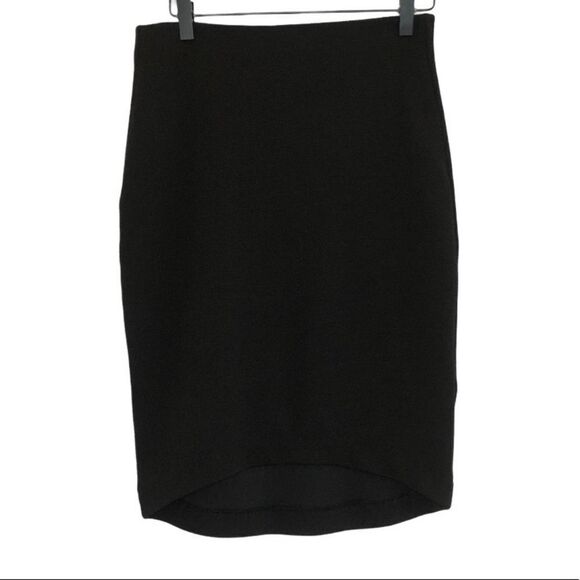 H&M Black Pencil Skirt Small - Picture 1 of 8